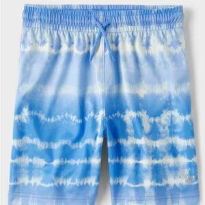 Boys Mesh Blue White Basketball Shorts - Size S 5/6 - NWT